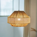 Axyaa Woven Rattan Pendant Chandelier for Retro Home Decor
