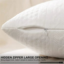 Axyaa Luxury Soft Pillow Cover 40x40/50x50cm for Living Room Sofa Bed