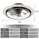 Axyaa Ceiling Fan with Remote Control, 6 Wind Speeds & Modern Design