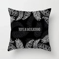 Axyaa Black and White Nordic Style Car Pillowcase Sofa Pillow Cover