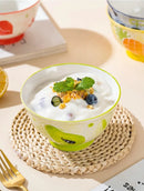 Axyaa Ceramic Rice Bowl with Large Capacity for Fruit, Salad, and More