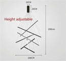 AXYAA Minimalist Duplex LED Chandelier for Living Room, Restaurant, Villa Hall