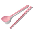 Axyaa Silicone Cutlery Set with Chopsticks and Spoons