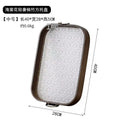 Axyaa Bamboo Tea Tray with Acrylic Handle for Home and Hotel Décor