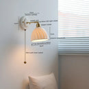 Axyaa Ceramic LED Wall Lamp Sconce Vintage Style for Bathroom Mirror Copper Switch