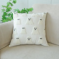 Axyaa Halloween Ghost Pillowcase 45x45cm - Canvas Sofa Decor Cover