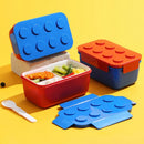 Axyaa Color Building Blocks Bento Box for Kids Lunch | Portable & Durable