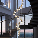 Axyaa Nordic Chandeliers Dining Room Pendant Lights Ceiling Hanging Lamps