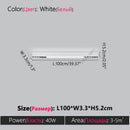 Axyaa Linear Minimalist Ceiling Light