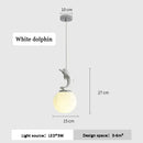 Axyaa Small Bear Chandeliers: Modern, Romantic Baby Room Lighting for Boy/Girl Bedroom