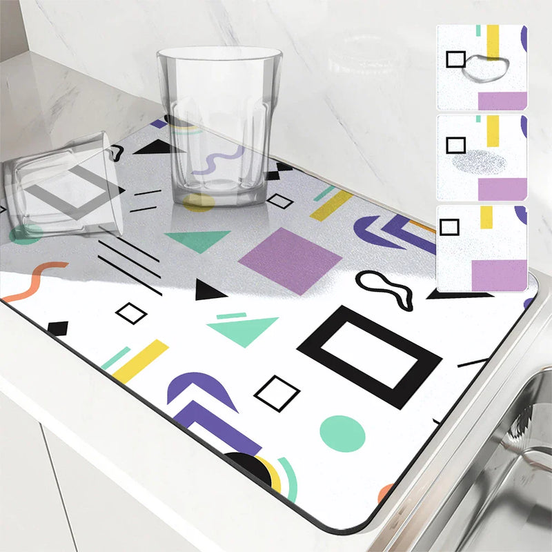 Axyaa Coffee Drying Mat: Absorbent & Anti-Slip Table Cup Mat