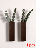 Axyaa Wooden Wall Planters for Indoor Plants and Flower Decor in Bedroom/Living Room
