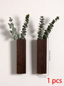 Axyaa Wooden Wall Planters for Indoor Plants and Flower Decor in Bedroom/Living Room
