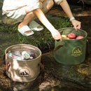 Axyaa Foldable Outdoor Bucket: Portable, Waterproof, Durable, Large Capacity for Camping/Fishing