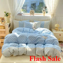 Axyaa Cloud Cotton Lace Summer Quilt Set - Single Thin Cool Quilt