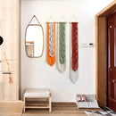 Axyaa Nordic Leaf Macrame Tapestry Hanging: Boho Garden Wall Decor Dream Catcher