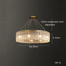 Modern Crystal Chandelier by Axyaa - Stylish Lighting for Living, Bedroom, and Dining Rooms