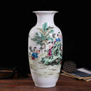 Axyaa Modern Chinese Style Ceramic Vase Decoration Handicraft for Living Room