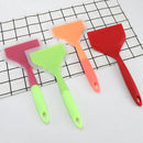 Axyaa Silicone Frying Spatula for Pancakes, Eggs - High Temp Resistant, Non Stick