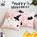 Cute Halloween Embroidered Throw Pillow Cover for Home Decor by Axyaa