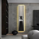 Axyaa Minimalist Figure Art LED Painting Lamp