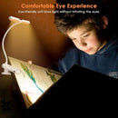 Axyaa Clip-On Book Light with 3 Color Temp & Dimming