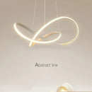 Axyaa LED Pendant Chandelier with Remote Control for Home Dining Kitchen Bar