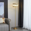 Axyaa Nordic Brass Floor Lamp: Modern Luxury for Living Room & Bedroom