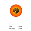 Axyaa Round LED Circle Wall Lamp: Danish Design for Living Room, Bedroom, Office