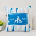 Axyaa Nordic Elk Ins Print Cushion Cover Sleep Sofa Pillow Case Office Home Decor