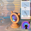 Axyaa Mini Sunset Projector USB LED Night Light for Romantic Atmosphere and Room Decor