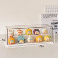 Axyaa Acrylic Dolls Display Box for Small Action Figures and LEGO Storage