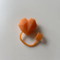 Axyaa Silicone Straw Caps for Stanley Cup 40oz - Kawaii Hearts Design