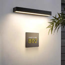Axyaa Outdoor Waterproof LED Wall Lamp for Courtyard Terrace Villa Lighting