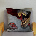 Axyaa Jurassic Park Dinosaur Print Pillow Cover - Super Soft Home Decor Case