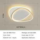 Axyaa Modern Circular LED Ceiling Light for Bedroom and Study