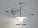 Axyaa Nordic Arm Movable Glass Wall Lamp with G9 Bulb for LED Lighting