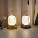 Axyaa Retro Metal Table Lamp: Stylish Portable Night Light for Living Room and Bedroom