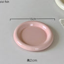 Axyaa Ceramic Breakfast Plate Set • Elegant Tableware for Restaurant and Home