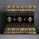 Axyaa Black Gold Plant Design Pillowcase for Elegant Home Decor