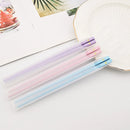 Axyaa Portable Alloy Chopsticks Set with Storage Box Holder