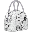 Axyaa Cartoon Dog Lunch Bag: Large Capacity Insulated Thermal Cooler Box
