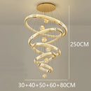 Axyaa Crystal Chandelier for Duplex Architecture Living Room & Stair Lighting