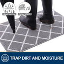 Axyaa Low-Profile Indoor Doormat Washable Absorbent Resist Dirt Non Slip Entryway Mats