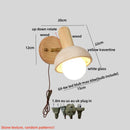 Axyaa Yellow Travertine LED Wall Lamp - Nordic Style Up Down Rotate Stair Light