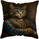 Nordic Cat Dogs Vintage Painting Pillow Cover 45x45cm for Home Hotel Sofa Bed