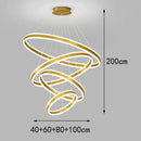 Axyaa Modern Pendant Light Chandelier Indoor Ceiling Lamp LED Decorative Lighting