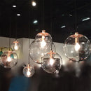 Axyaa Nordic Glass Ball Pendant Lamp Small Chandelier