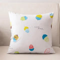 Nordic Cartoon Print Pillow Cover for Axyaa Square Cushion Sofa Decor