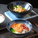 Axyaa Large Ramen Bowl Ceramic Noodle Soup Tableware Salad Rice Hat Bowl